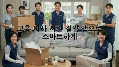 고흥 이사 시간 절약: 앱으로 스마트하게!